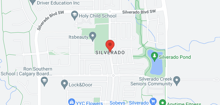 map of 3 SILVERADO RIDGE CR SW